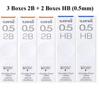 UNI KURUTOGA Mechanical Pencil M5-452 Creative Writing Continuous Sketch 0.5mm Lead Automatic Rotating Mechanical Pencil