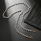 Fashion Reading Glasses Chain Pearl Flower Glasses Hanging Rope Anti-Lost Eyewear Mask Lanyard Women Sunglasses Glasses Chain