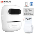 Marklife Thermal Label Printer P50 Mini Protable Bluetooth Stickers Self-adhesive Printer For Kitchen Office To Gift/Marking/Tag