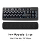 Keyboard Mouse Wrist Protection Rest Pad Ergonomic Office Typing Relax Wrist Memory Foam Mouse Pad PC Computer Laptops Mouse Pad