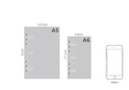 Journal GO 5pcs  PVC Index Divider Only for Loose Leaf A5 A6 Spiral Binder Diary Notebook Index Loose Leaf Notepads