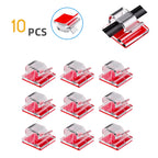 10/20/50/100pcs Cable Clips, Adhesive Cable Organizer Cord Holder, Durable Strong Cable Wire Management for Car, Office and Home