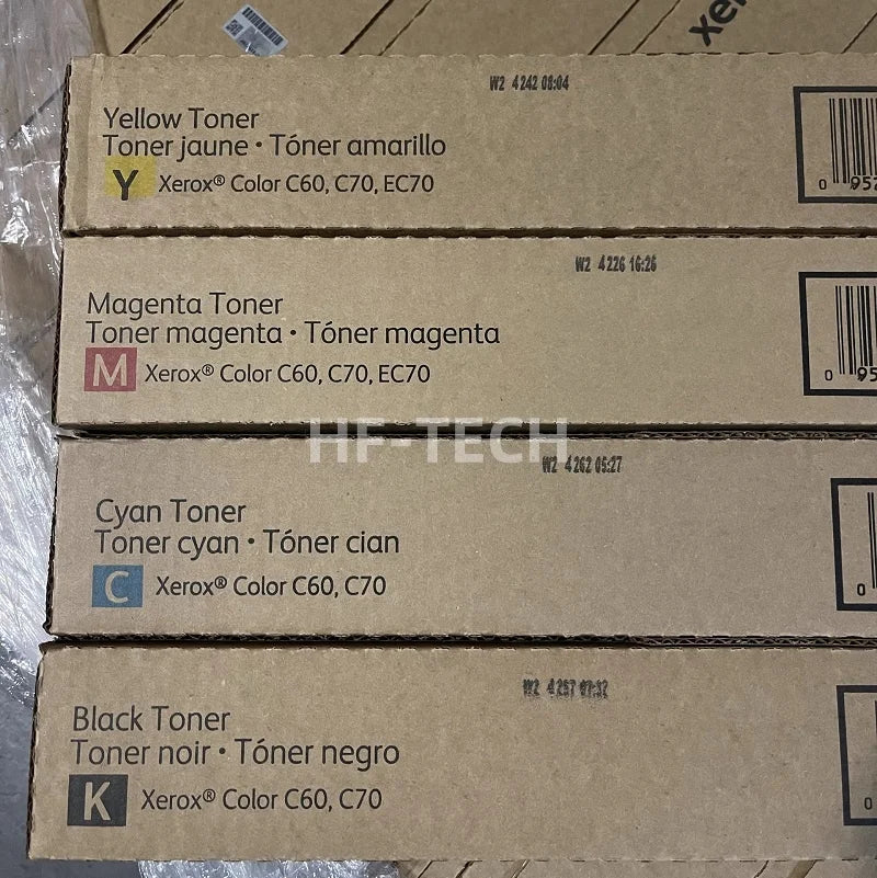 One Set Original Quality New 006R01655 006R01656 006R01657 006R01658 Toner Cartridge for Xerox Color C60 C70 Toner Kit