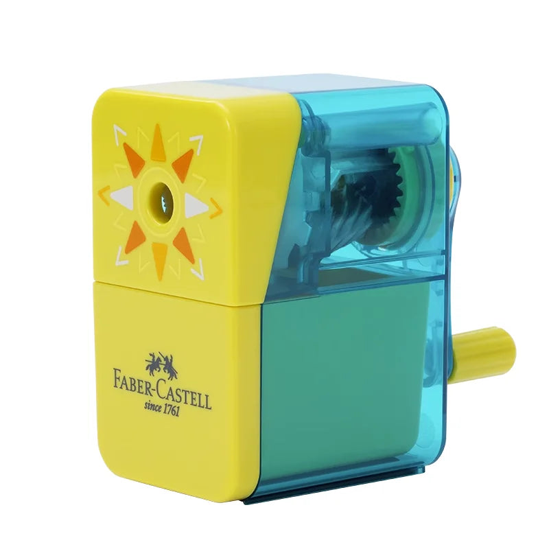 Faber-Castell Pencil Sharpener Automatically Enters Lead Hand-cranked Multi-gear Desktop Rotary Student School Stationery