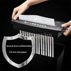 220V 10L Mini Desktop Electric Shredder Electric Cutting File Shredder Strip Office Home Paper Shredder