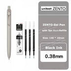 uniball ZENTO Standard 0.38/0.5mm Gel Pens,Water-Based Smooth Writing Roller Ball Pens Fit for a variety of occasions Stationery