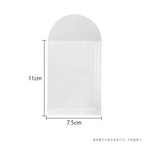 50pcs/lot Translucent Mini Envelope Jewelry Storage Bag for Card Earring Necklace Gift Packaging Bags Wedding Wedding Envelopes