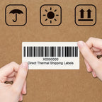 700pcs 50X30mm Perforated Direct Thermal Labels Ink-Free Barcode Stickers for Shipping Address Inventory Desktop Label Printer