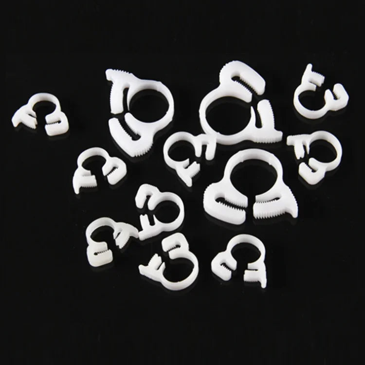 10pcs Hose Clamps 3.8~59mm Plastic Line Water Pipe Strong Clip Spring Cramps Fuel Air Tube Fitting  Fixed Tool