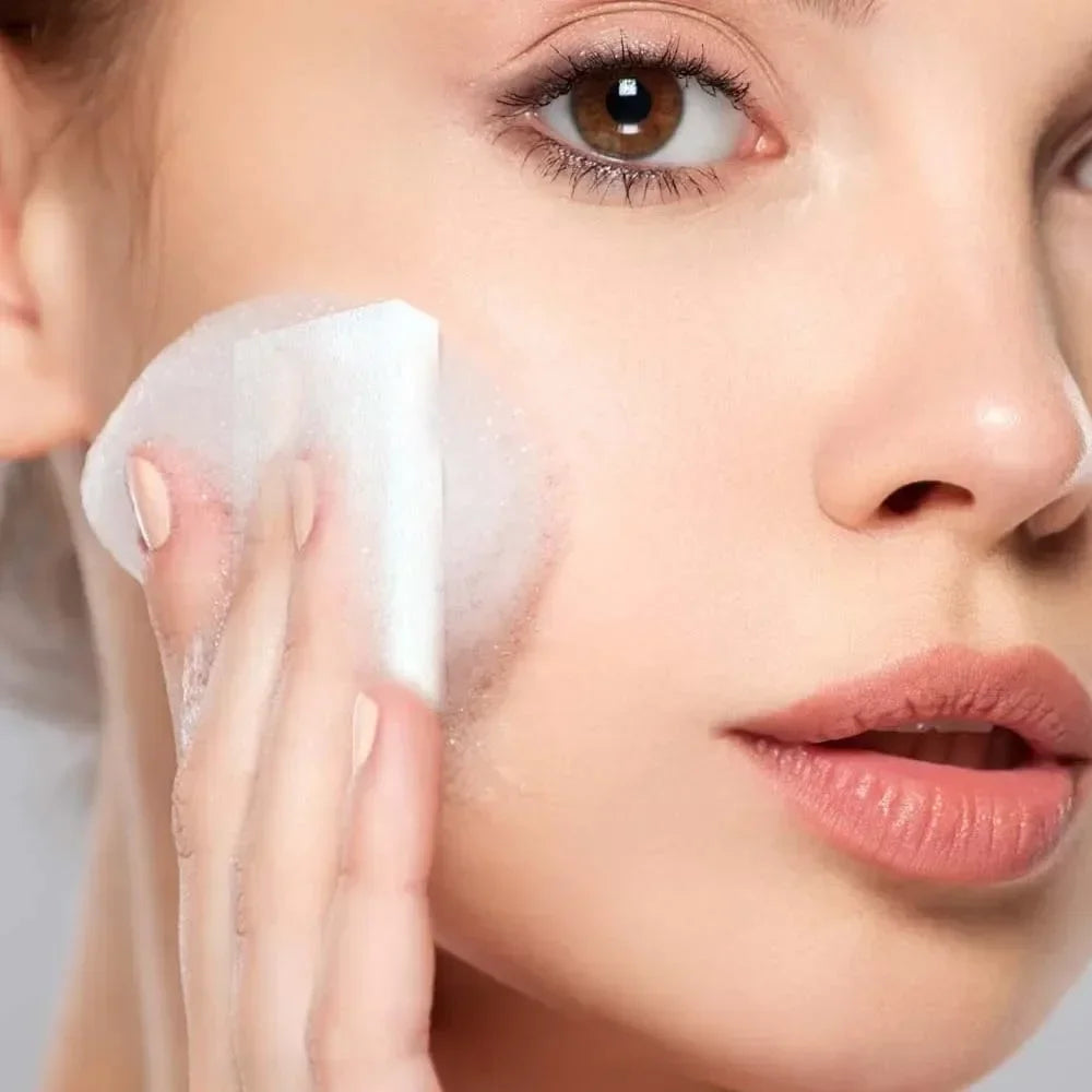 100Pcs/Set Triangle Dry Wet Use Makeup Sponge Face Foundation Concealer BB Cream Powder Blending Smearing Puff Cosmetic Tools