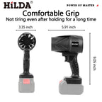HILDA New Storm Force 1000W Air Blower Handheld Cordless Dust Blaster Snow & Leaf Sweeper Turbo Jet Cleaner for Makita Battery