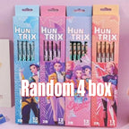♣Kpo-Pencils Ruler Pencil Sharpener Pen Bag Eraser Kids Cute Stationary Set Student Back To School Supplies Gift