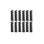 12PCS Charging Cable Protector Cover USB Cable Earphone Wire Spiral Cord Protector for IPhone 13 Samsung S21 Xiaomi Poco Cable