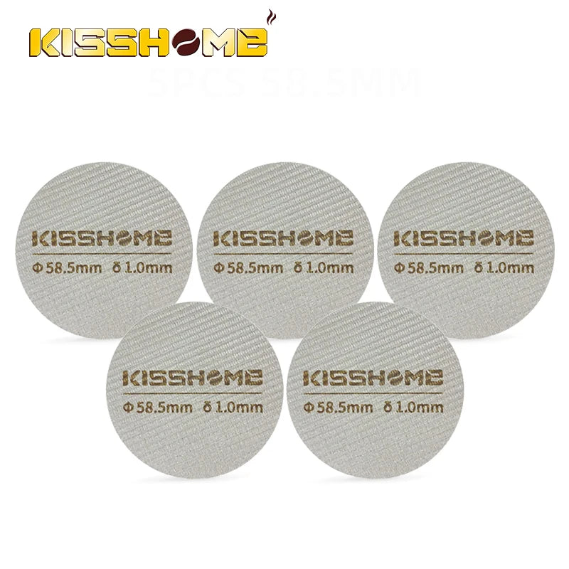 Coffee Puck Screen Reusable Heat Resistant Metal Espresso Filter Mesh For 51mm 54mm 58mm Portafilter Barista Accessories Tools