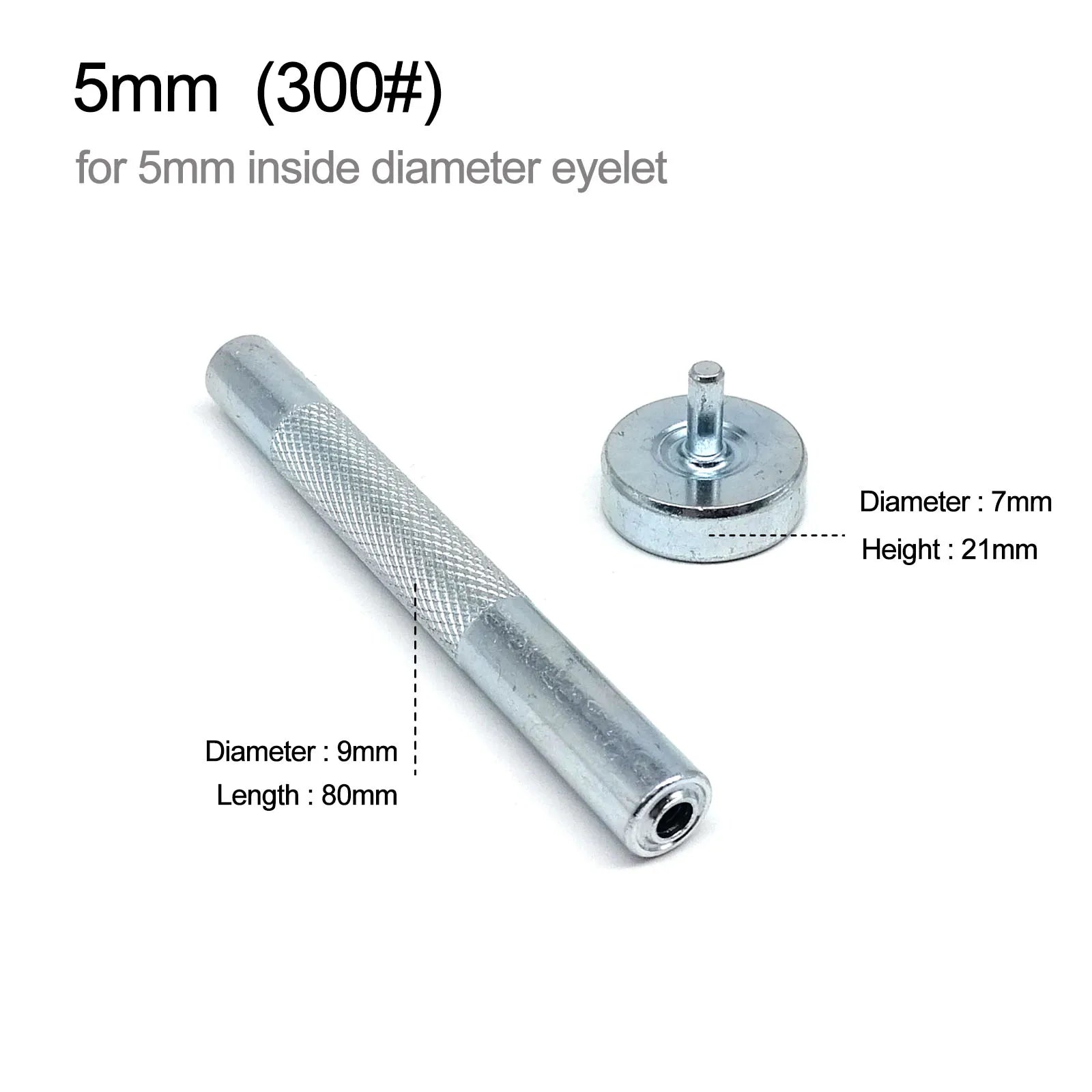 1mm to 20mm Metal Eyelets Grommet Mold Ring Air Hole Rivet Installation Punch Tool DIY Handmade Accessories High Quality Steel