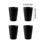 4/16Pcs Wheat Straw Tableware Set Eco Friendly Unbreakable Dinnerware Kitchen Cutlery Kids Dishes Eating Cutlery Camping