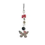 Y2K Charms Phone Pendant Butterfly Sweet Girl Phone Lanyard Phonestraps Backpack Ornament Phone Chain Camera