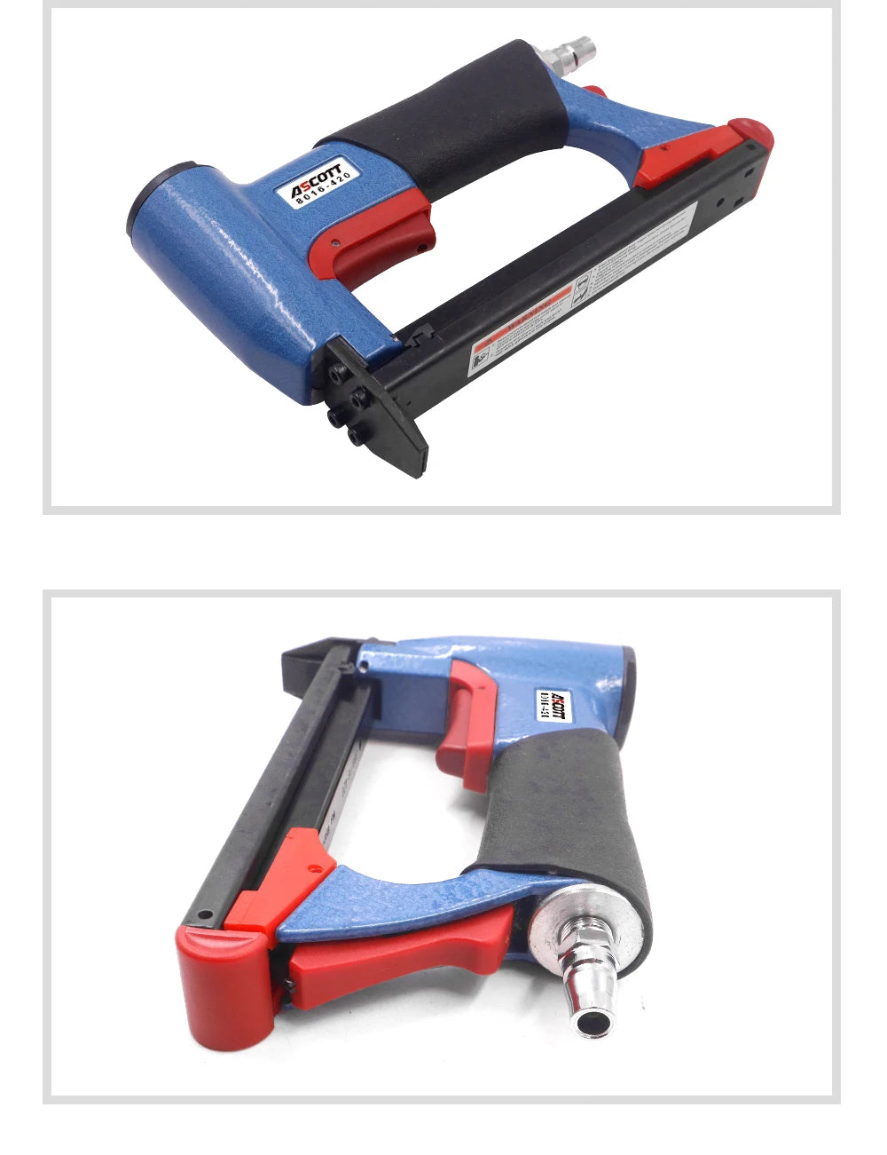 21 Gauge Pneumatic Upholstery Stapler 12.8mm Width Crown Air Stapler Gun for Furniture Woodworking and DIY Projects Nailing Gun