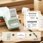 NiiMbot B21 Mini Thermal Printer Wireless Barcode Label Maker Bluetooth Portable Adhesive Label Printers for Office Commercial