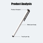 10pcs/lot Universal Capacitive Stylus Pens, High Precision Rubber Tip Touch Screen Pen for iPad iPhone Android Tablets & Smartph