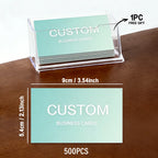 200pcs, Custom Business Cards/Cards, Desktop Business Cards, Thank You Cards, Waterproof Surface