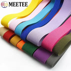 3/5M Meetee 20-50mm Elastic Bands for Trouser Waist Rubber Band Stretch Webbing Tape Belt DIY Underwear Clothes Sewing Accessory