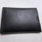 Leather Bat Wallet Personalized Superhero Mask Card Holder Bat ID Heroic Wallet Gift
