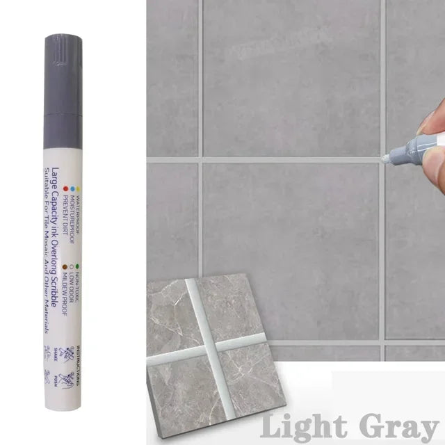 Waterproof Tile Marker Grout Pen Wall Seam for Floor Bathroom Kitchen Toilet Wall Seam Repair Black White Gold Silver Beige