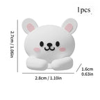Cute Cartoon Desktop Cable Organizer Managers Self-Adhesive Winder Wire Cord Management Earphone Data Cable Clips Holder