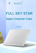 Glitter Hard Laptop Case for Macbook Air 13.6 M4 15 M3 Sparkly Clear Cover for Mac Book Pro 13 M1 M2 14 M4 16 Sleeve Accessories