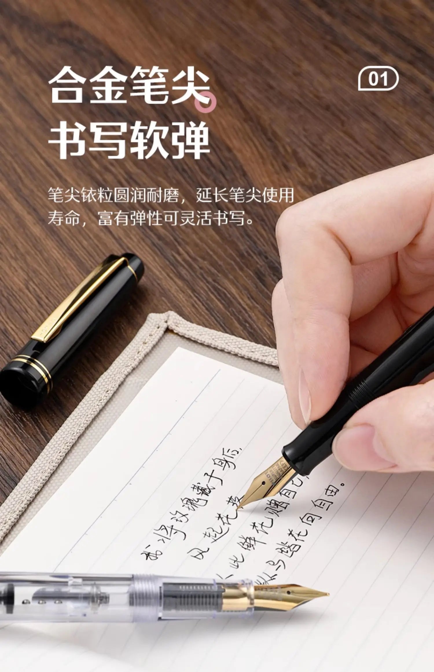 Pilot 78G Luxury Fountain Pen Set,22K Gold-Plated Nib Smooth Writing EF/F/M Calligraphy Pen Perfect Gift for Writer&Professional