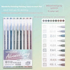 105Color Hand Account Gel Pen Languo Morandi Retro Pen Large-Capacity Color Handbook Pen For Student Painting Graffiti Writting
