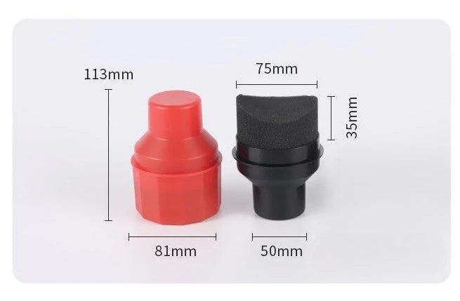 Reusable Tire Wax Applicator Sponge with Lid Curved Car Cleaning Pad for Tire Dressing Detailing Kit Car Waxing Tools