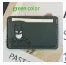Personalized Leather ID Card Holder Superhero Mask Design Perfect Gift Travel Wallet ID Cover Trendy Youth