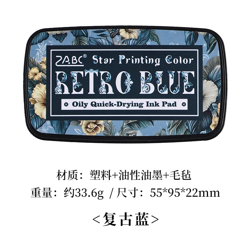 Multicolor Self-Inking Stamp Ink Pad for Planners Art Scrapbooking Student School Supplies Colorful Stationery Accessories