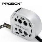 PROBON Auto Lock Measuring Tape, Metal Body Tape Measure with Bottom Magnetic Base, Washable, Wear-Resistant & Shockproof, Smoot