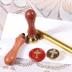 Custom Wax Seal Stamp Kit Personalized Image/LOGO Customized Wax Sealing Stamp with Melting Spoon set for Wedding Invitation Wax