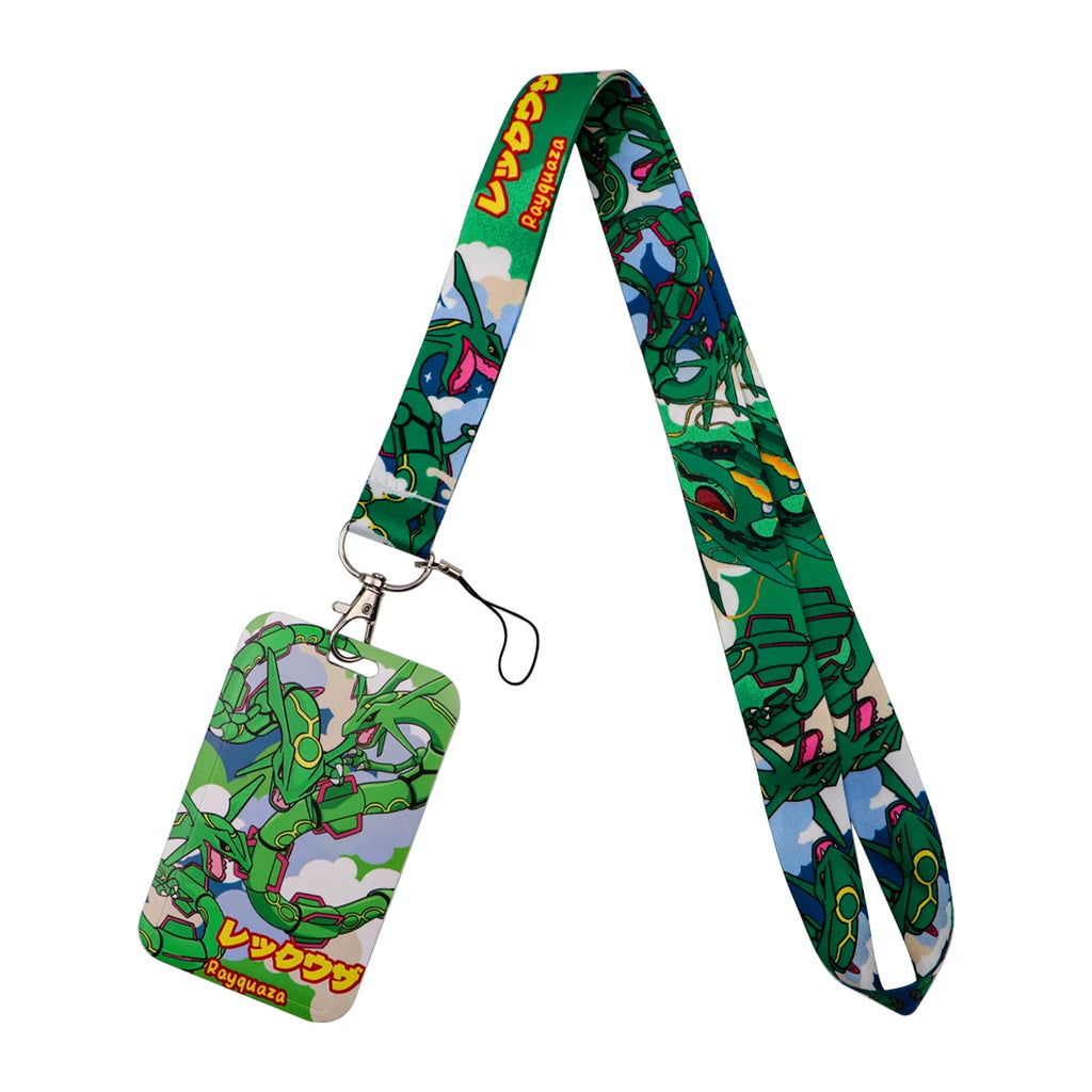 Cute Anime Monster Lanyard Card Holder Colorful Neck Strap for Key ID Card Phone Straps Badge Holder Key Ring Accessories Gifts