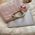 Lightweight Puffy Laptop Sleeve 14/16 Inch Commuter Laptop Briefcase Notebook Sleeve Notebook Case Portable Handbag for Women