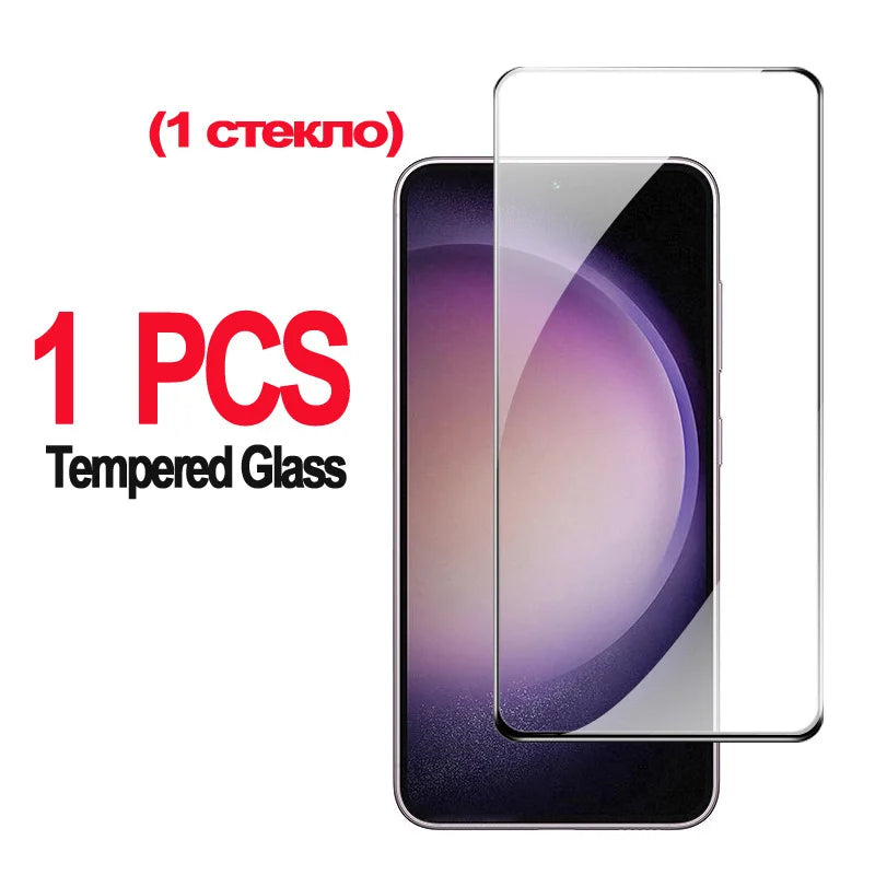 For Samsung S24 Glass, S26 S25 S24 Ultra Screen Protector For Samsung Galaxy S23 Glass Samsung S24 Ultra Tempered Glass Samsung S23 FE S20 S21 S22 Plus Protective Film Galaxy S24 Screen Protector Samsung S22