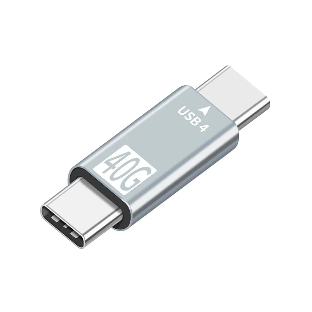 NNBILI USB4.0 40Gbps OTG type C 90 degree 100W 5A USB C to Type C Fast Charging Converter USB C Data Adapter For Macbook 8K60HZ
