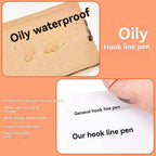 10Pcs/set Double Tip Art Black Blue ink Permanent Paint Marker Pen for Plastic Wood Stone Metal Glass Doodling Marking Graffiti
