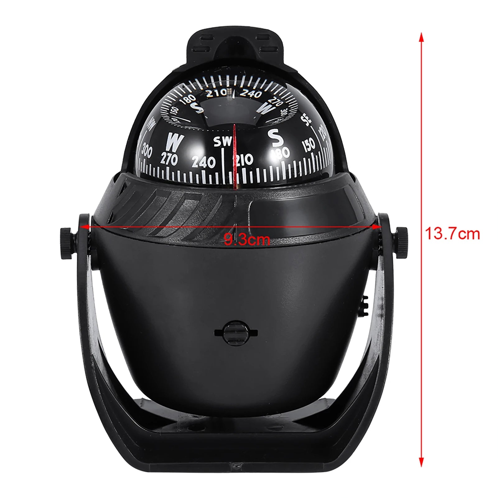 Navigation Pivoting High Precision LED Light Pivoting Compass Navigation Electronic Compass for Marine Boat Car