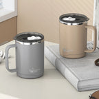 WORTHBUY 304 Stainless Steel Double Wall Insulated Coffee Mug With Handle Portable Sealed Water Cup Large Capacity Drinking Cup