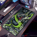 Black and White Dragon Large Mouse Mat Gaming Mousepad Big Rubber Base Mouse Pad Purple Deskpad Eyboard Mats Mousepads 400x900
