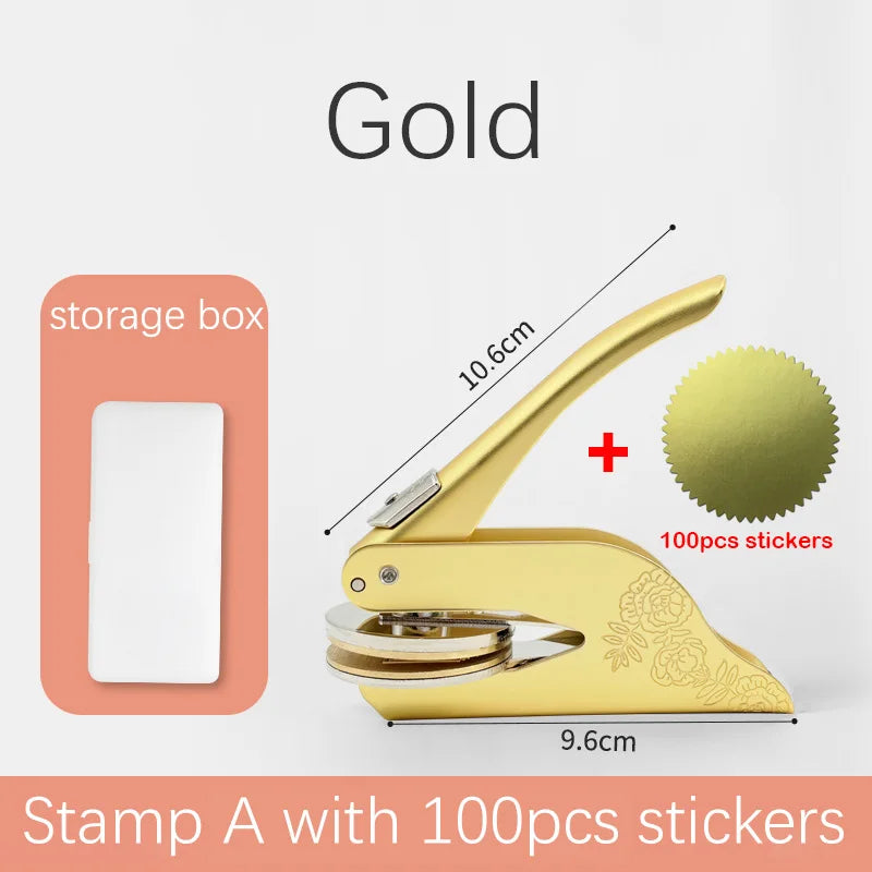 Book Wedding Embosser Stamps Customized Designs Personalized Embossing Stamp Custom Handheld Envelope Invitation Card Seals DIY