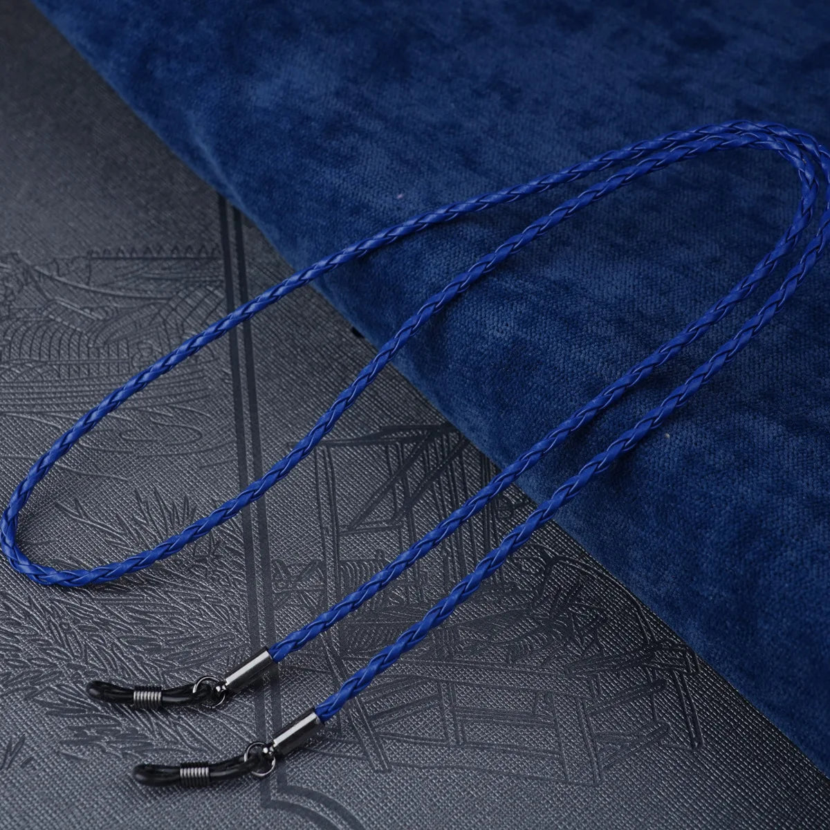 1pc Women Men Glasses Leather Rope Chain Woven Glasses Lace Up Outdoor Sports Non-slip Glasses Accessorie﻿(11 Colors for Choose)