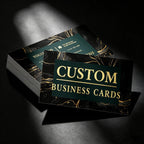 Custom Cards Thank You Cards Custom Business Card Personalized Logo Packaging For Small Business Wedding Invitation Postcards