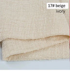 6PCS 43x43cm Dinner Table Rustic Decor Muslin Tea Towels, Birthday Decore Retro Cotton Cheesecloth, Cotton Gauze Wedding Napkins