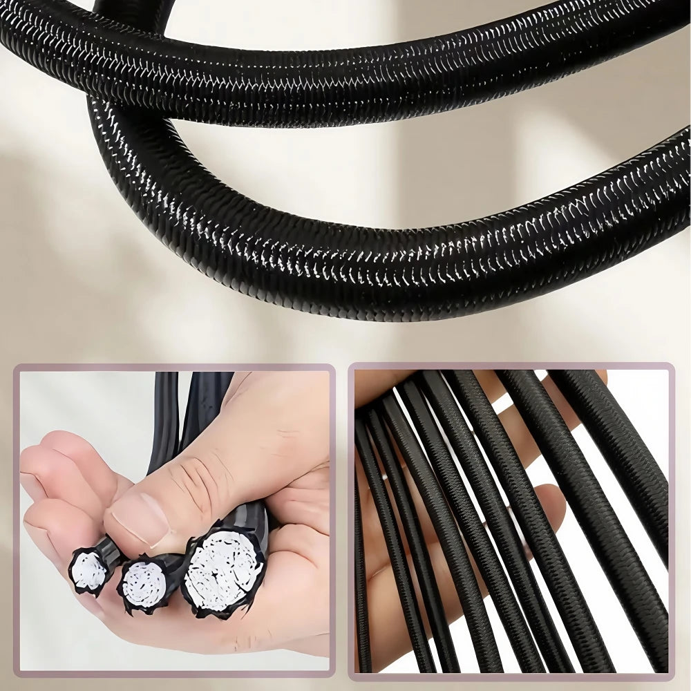 10M Strong Elastic Cord Rope Rubber Band Sewing Clothing Craft Supplies for DIY Jewelry Making Tents Kayak Boat Bag Luggage